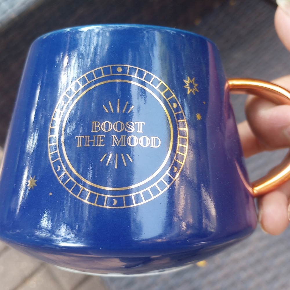 Boost the Mood classic Mug with copper handle